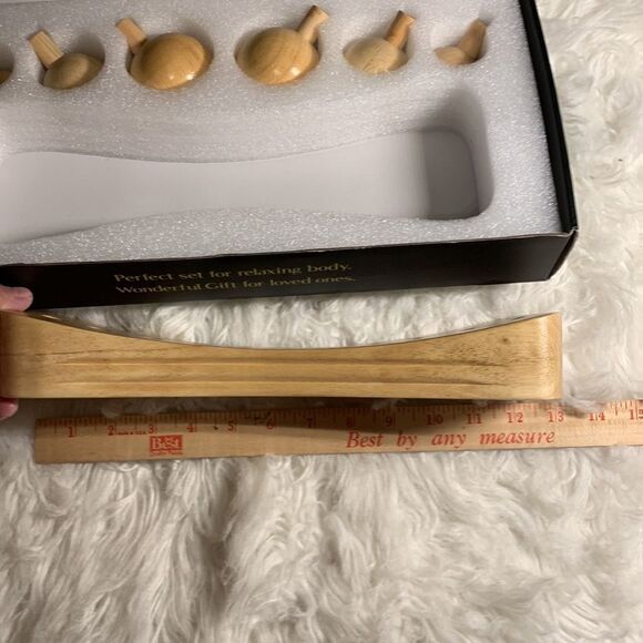 Physiotherapy supplies for massage.  Pressure point wooden tool.  New in box. - Picture 6 of 15